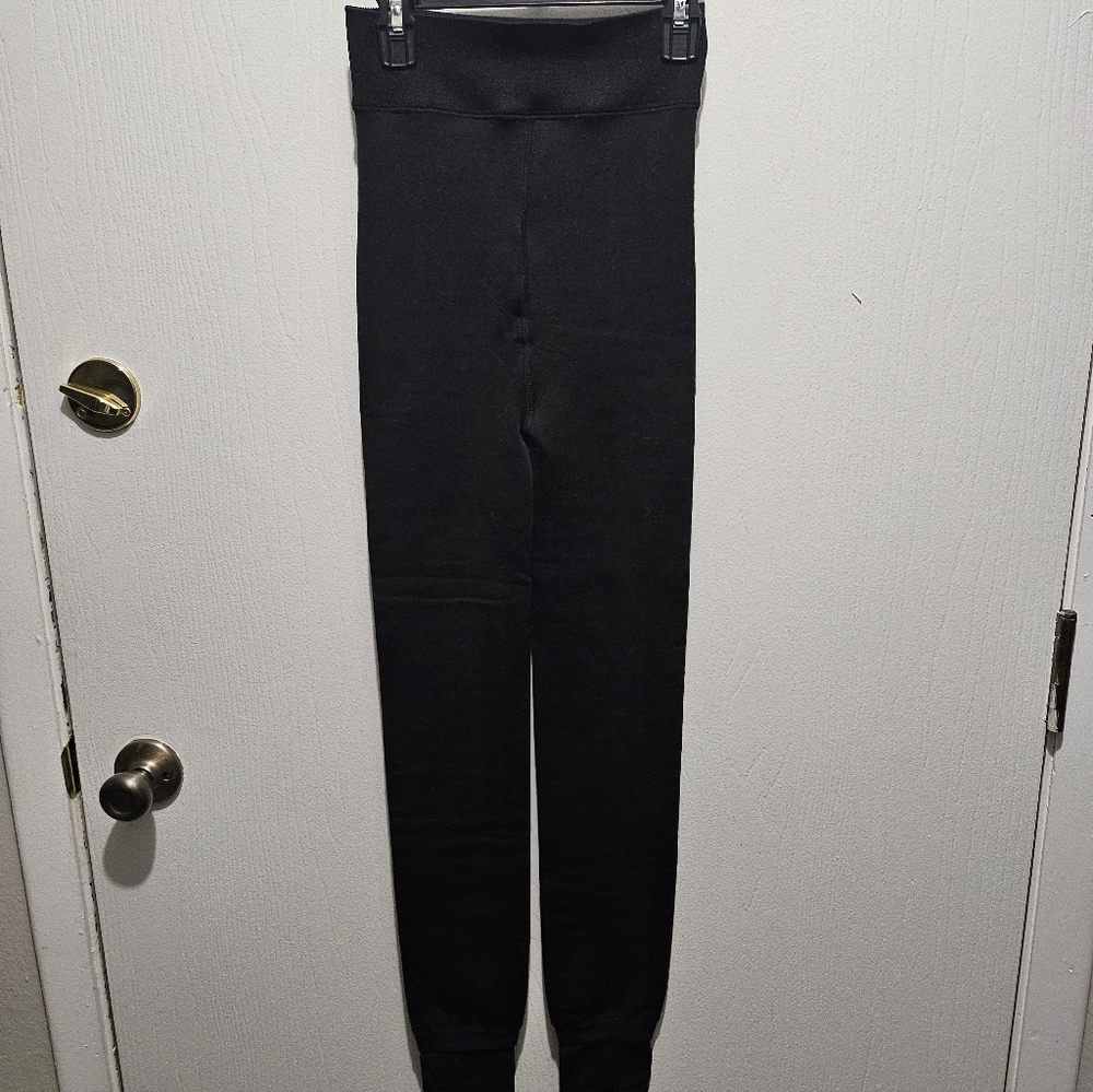 Black Lined Leggings